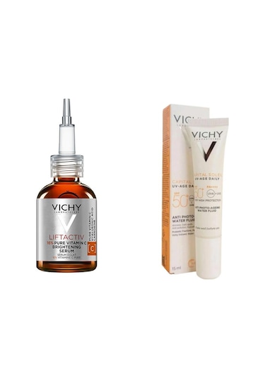 Vichy Liftactiv %16 Saf C Vitamini Serum 20 Ml + Capital Soleil Uv Age Daily Spf 50 15 Ml