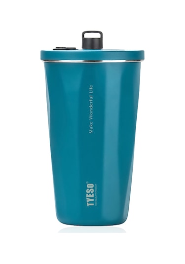 Tyeso Crush Tumbler Vakumlu Paslanmaz Çelik Termos 600 Ml-Beyaz