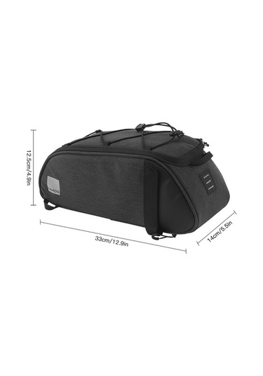 Willowhaven 141465-sa Lohas Bisiklet Çantası 7l Çok Renkli, Sabit Kayışlı, Omuz Askılı, Dayanıklı Polyester Çok Renkli