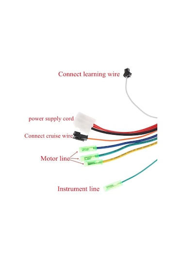 Dc 36v / 48v 350w Fırçasız Motor Sürücü Scooter Elektrikli Bisiklet Beyin Bldc Hız Kontrol Kartı Su