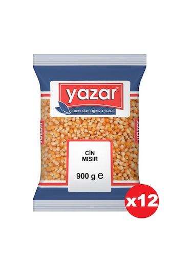 Yazar Patlatmalık Cin Mısır 12 x 900 G