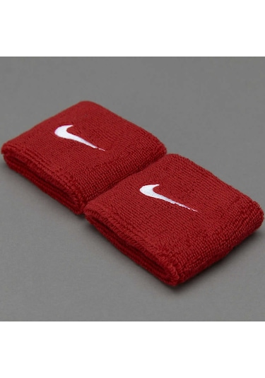 Nike Swoosh Wristbands Havlu El Bilekliği Kırmızı Renk Kırmızı