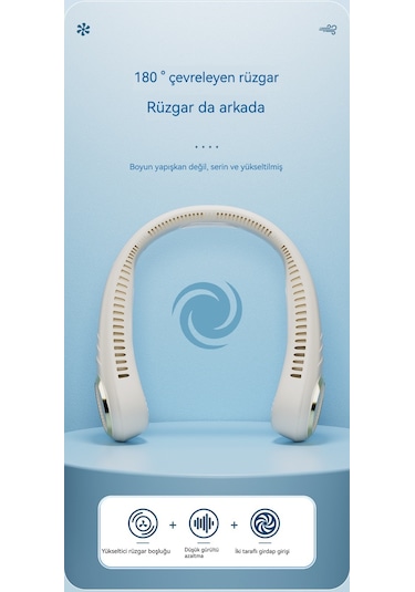 Aurora Yeni Tembel Yapraksılıboyun Fanısessiz Silikon Usb Fanıaçıkspor Mini Taşın Yeşil