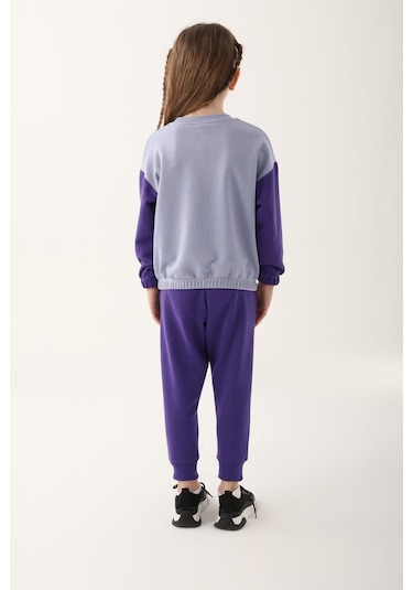 Frozen Açık İndigo Kız Çocuk Eşofman Takımı İndigo