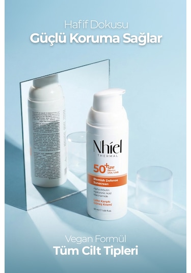 Nhiel Thermal Leke Karşıtı Güneş Kremi SPF 50+ PA++++ 50 ML