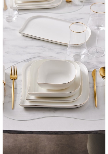 Karaca  Streamline Slope Porselen  29 Parça 6 Kişilik Yemek Takımı