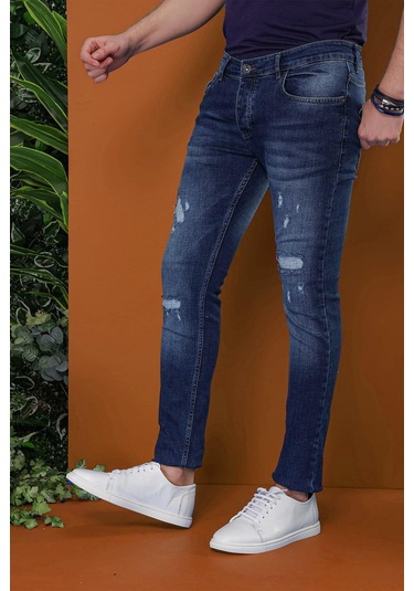 Denim Pnt 112 Koyu Mavi Jean Pantolon Mavi