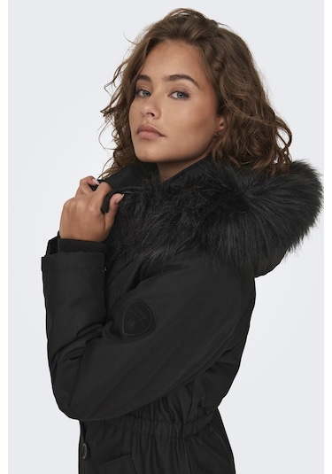 Only Bayan Parka 15304625 Siyah-siyah Siyah-siyah Siyah