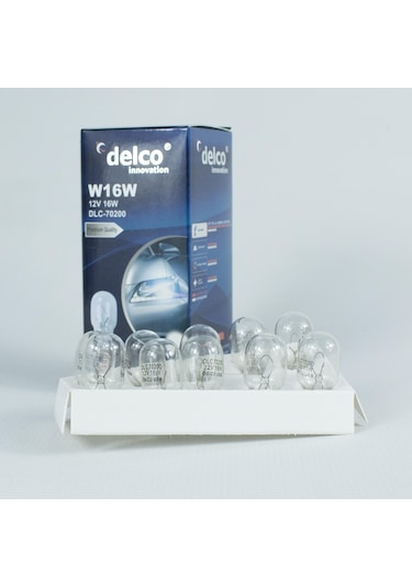 Delco U.s.a W16w Dipsiz T15 Halogen Ampul 12 Volt 10 Adet