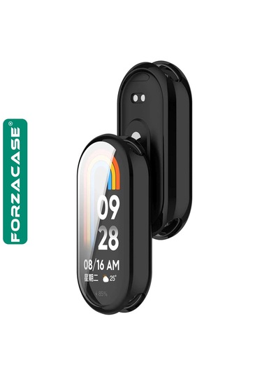 Forzacase Xiaomi Smart Band 10 İle Uyumlu Önü Kapalı Ekran Korumalı Silikon Kılıf - Fc010