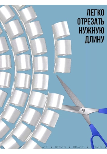 Bravus Kablo Organizatörü Esnek Örgü 2m Kablolar İçin Koruma 177213480