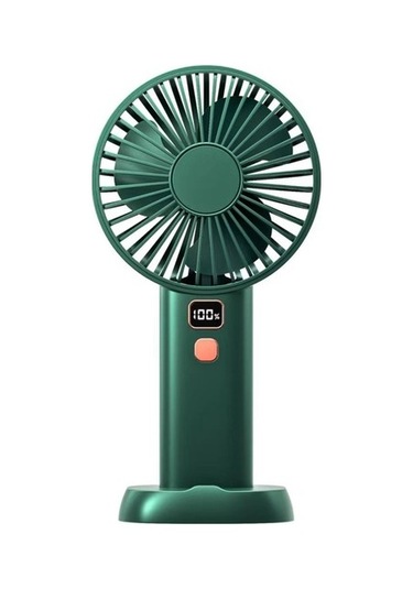 Mini Fan Taşınabilir Büyük Kapasiteli El Usb Şarj Edilebilir Yeşil L7ew1s Yeşil