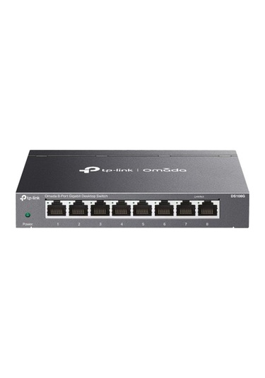 Omada Ds108g, 8 Port Gigabit, Yönetilemez, Masaüstü/vesa Metal Kasa Sessiz Switch