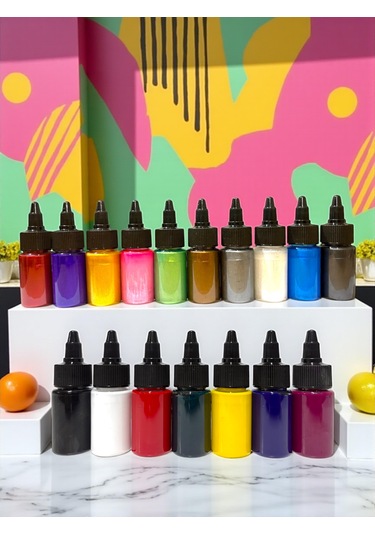 Epoksi Bazlı Opak,transparan Ve Sedefli Pigment Seti