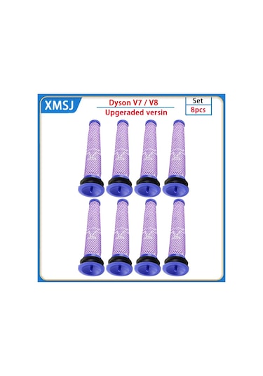 Haoyunma V8 V7 Hepa Yedek Filtre, Yıkanabilir Aksesuar Açık Yeşil