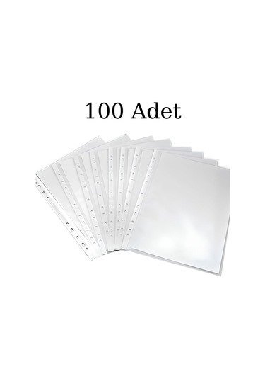 N'pratik Şeffaf Poşet Dosya - 1 Paket 100 Adet Dayanıklı Ve Kullanışlı