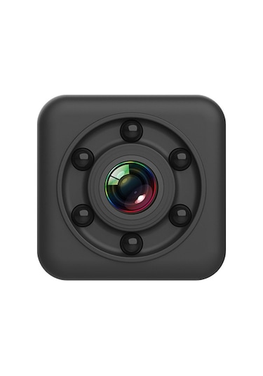 Besthome1 Sq29 Su Geçirmez Spor Kamerası - 360 Yumuşak Bant, Wifi Desteği, Dv Fonksiyonu, 640p Çözünürlük Abs Malzeme Siyah Siyah