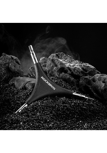 Homyl 3 Yollu 4/5/6mm Bisiklet Altıgen Anahtar Paslanmaz Çelik Siyah