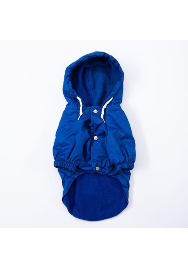 Mavi Mont Köpek Mont Köpek Kıyafeti Köpek Yağmurluğu Küçük-büyük Irklar