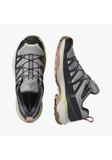 Salomon X Ultra 360 Edge Gore-tex Gull/nine Iron/lime Cream Kdn Outdoor Ayakkabı L47871800 Yeşil