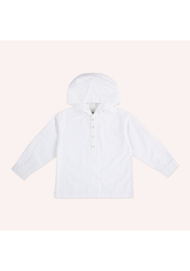 Erkek Çocuk Kapüşonlu Gömlek Ekru 2421bk06011-4814 001