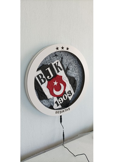 El Yapımı Benzersiz Dekoratif Led Aydınlatmalı Tablo