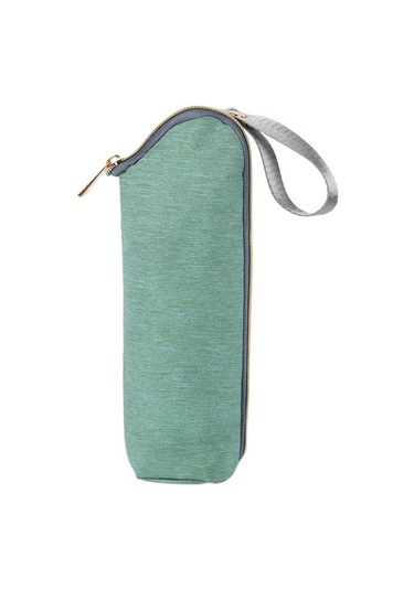 Yeşil Bebek Besleme Süt Şişesi Süt Isıtıcı Yalıtım Çantası Termal Çanta Biberon Bolsa Botella Termica Termos Biberon Tutucu