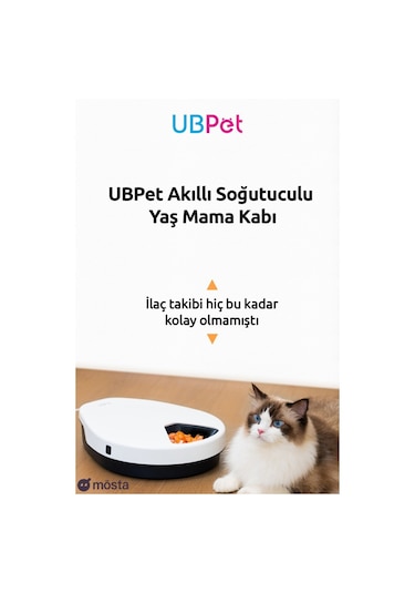 Ubpet Akıllı Soğutuculu Yaş Mama Kabı