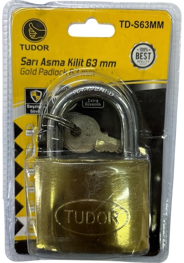 Ennalbur Tudor 63 Mm Sarı Asma Kilit