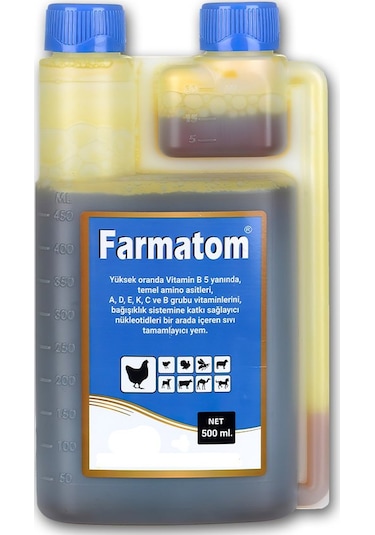 Munich Vet Farmatom Kanatlı Hayvanlar İçin Vitamin Desteği 500 ML