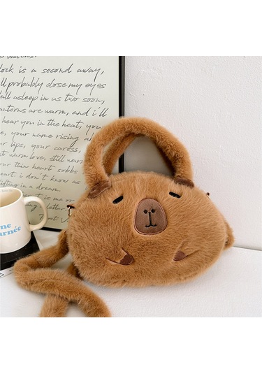 Springsun Sevimli Kapibara Çantası - Yumuşak Ve Şirin Okul Çantası