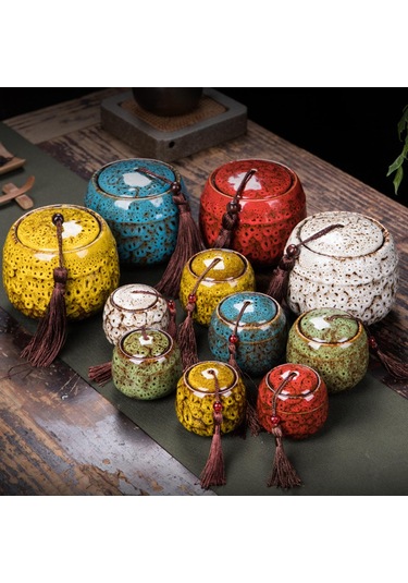 Suntek Seramik Çay Teneke Kutu Gıda Kabı Hava Beyaz-10.5x10cm500ml Beyaz 10.5x10cm500ml