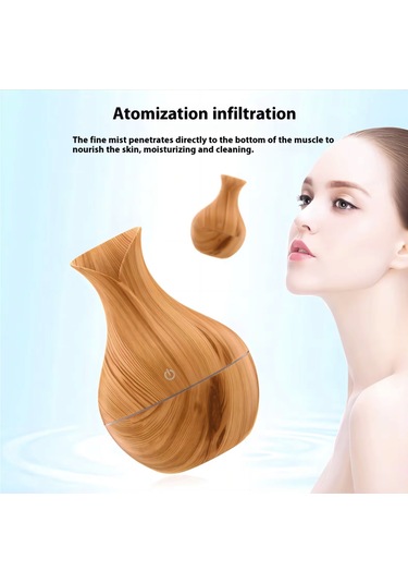 Ambiyans Aydınlatmalı Şık Hava Nemlendirici Buhar Makinası Ultrasonik Bebek Çocuk Odaları İçin Humidifer 7 Renk Rgb