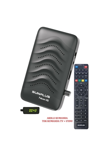 Sunplus Falcon Çanaklı-çanaksız Wi-fi Dahil Full Hd Sınırsız Sinema Paketli Uydu Alıcısı