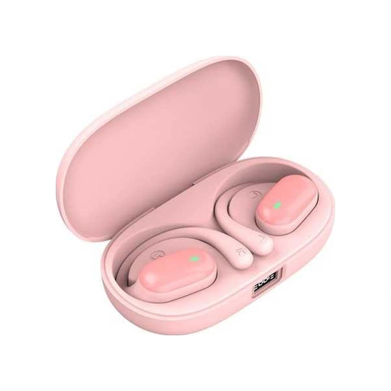 Fortunelane X18 Spor Kulaklıkları: Açık Havailetim, Kulağa Takılı, Enc Gürültü Azaltma, Sayısal Ekran, Ipx7 Su Geçirmez - Pembe