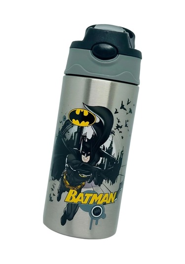 J.k. Anaokul Çantası + Çift Gözlü Kalemlik - Çelik Suluk&matara Çok Renkli