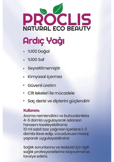 Proclis Ardıç Yağı 3 x 10 ML