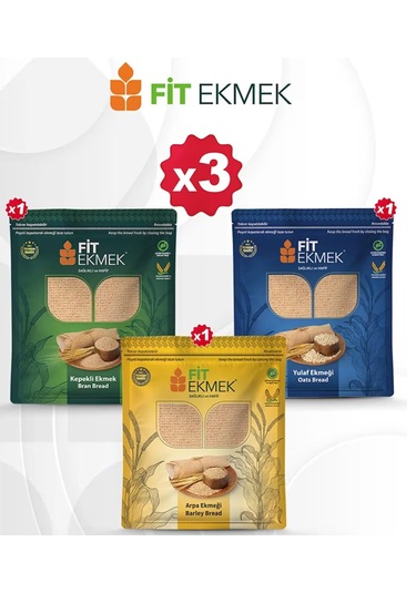 Fit Kepekli , Yulafli Ve Arpa Lavaş Ekmeği 300gr