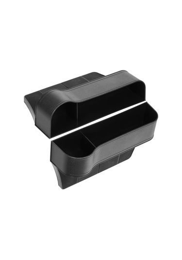 Teltree 2 Adet Araba Koltuk Aralığı Saklama Kutusu, Çok Fonksiyonlu Boşluk Depolama, Siyah, Usb Şarj Açığı, Araç İçini Düzenli Tutar