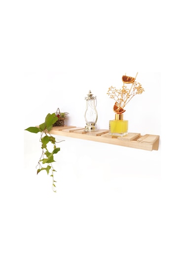 Ahşap Duvar Rafı Salon, Oda, Banyo Ve Mutfak Düzenleyici Organize