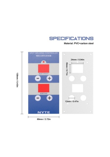 Pazly Ny-d04 1set Dijital Nokta Kaynağı Zaman Akım Kontrol Paneli Filmi