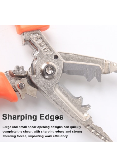 Singree Çok Amaçlı Güvenlik Anahtarlı Kabuk Soyma Pensesi - Ergonomik Tutma Kolu Ve Keskin Bıçaklar İle Yüksek Verimlilik