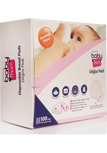 Baby Mom Göğüs Pedi 100'lü