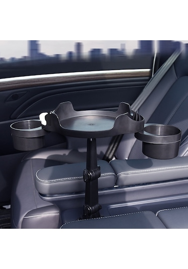Cbtx Sc222 Çok Fonksiyonlu Uzun Kol Araba Bardak Tutucu Genişletici Döner Ayarlanabilir Tabanlı Yiyecek İçecek Tepsisi