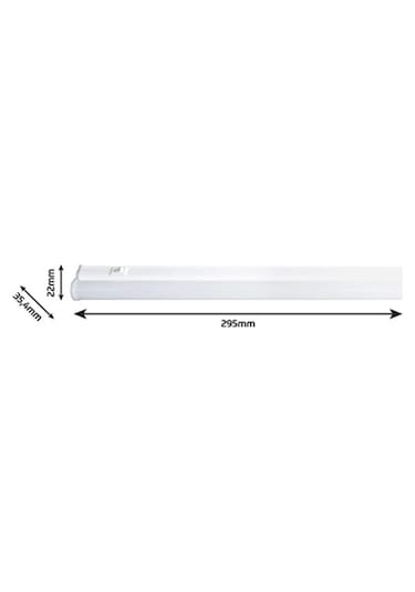 İnoled 30 Cm 4w Günışığı 3000k T5 Led Bant Armatür Anahtarlı