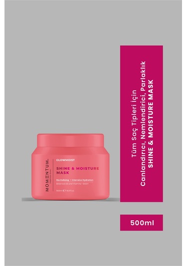 Momentum Shine & Mousture Saç Bakım Maskesi 500 ML