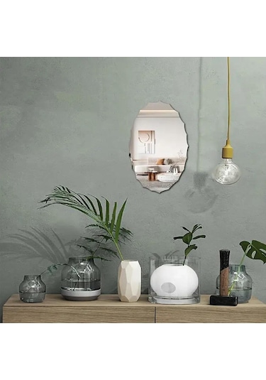 Youmex Eşarp Şeklinde Akrilik Yansıta Duvar Sticker - Kolay Kurulum, Vintage Tarz, Ev Dekorasyonu Artıran Duvar Sanatı