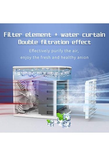 Jialan Micacorn Mobil Klima Cihazları, Usb Air Cooler, 4'ü 1