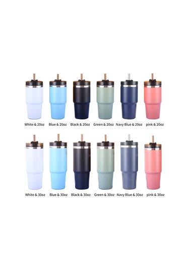 Hangfox 304 Çelik Isı Saklama Bardak 30oz Beyaz: 6-12 Saat Sıcak/soğuk Tutar, Pipetli Kapağıyla Araç, Kamp Ve Günlük Kullanım