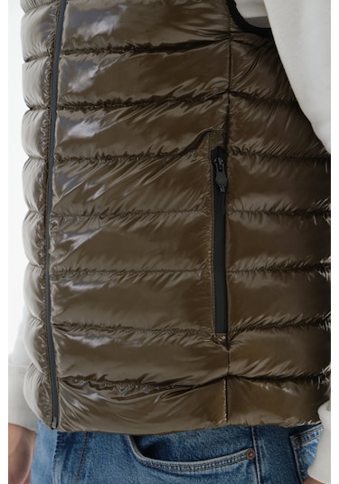 Shooter Sportswear Erkek Parlak Yelek Luxe Bej Haki